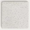 Bílý terrazzo zahradní barový stůl Kave Home Saura 70 x 70 cm