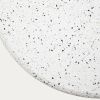 Bílý terrazzo zahradní barový stůl Kave Home Saura 70 cm s černou podnoží -fv-interier-25