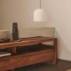 Bílé závěsné světlo Kave Home Calvia 25 cm -fv-interier-25