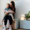 Bílá plastová dětská LED lampa Mr. Maria Mira 24 cm -fv-interier-25
