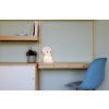 Bílá plastová dětská LED lampa Mr. Maria Mira 24 cm -fv-interier-25