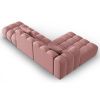 Růžová sametová rohová pohovka Windsor & Co Halley 309 cm, levá -fv-interier-25