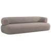Světle hnědá bouclé čtyřmístná pohovka Windsor & Co Aldrin 226 cm