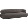 Šedá bouclé čtyřmístná pohovka Windsor & Co Aldrin 226 cm