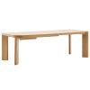 Dubový rozkládací jídelní stůl Kave Home Jondal 240/320 x 100 cm