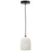 Bílé závěsné světlo Kave Home Ullaro 11,5 cm