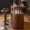 Zelená kovová barová židle Newton 61-81 cm -fv-interier-25