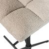 Béžová bouclé barová židle Darin 60-80 cm -fv-interier-25