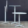 Antracitově šedá hliníková stolová podnož Calice 107 cm -fv-interier-25