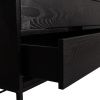 Černý dřevěný TV stolek Sinai 120 x 44 cm -fv-interier-25