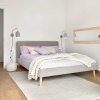 Světle šedý bouclé potah na postel Kave Home Dyla 160 x 200 cm -fv-interier-25