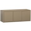 Světle hnědý dřevěný TV stolek Tina 120 x 44 cm