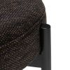 Černá čalouněná stolička Hübsch Silo 45 cm -fv-interier-25