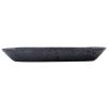 Černá kameninová servírovací miska Pion 35 x 11,5 cm