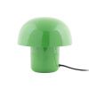 Zelená kovová stolní lampa Champignon mini