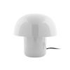 Bílá kovová stolní lampa Champignon mini