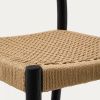 Černá dubová barová židle Kave Home Yalia s výpletem 65 cm -fv-interier-25