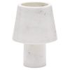 Bílá mramorová stolní lampa Kave Home Alaro