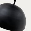 Černé kovové závěsné světlo Kave Home Catlar 40 cm -fv-interier-25