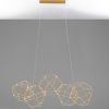 Zlaté kovové závěsné LED světlo Nova Luce Nebula 84 cm -fv-interier-25