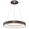 Hnědé závěsné LED světlo Nova Luce Rando Thin 60 cm