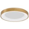 Zlaté stropní LED světlo Nova Luce Rando Thin 60 cm