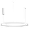 Bílé závěsné LED světlo Nova Luce Elowen 98 cm