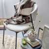 Bílá bouclé jídelní židle Bloomingville Marlo -fv-interier-25