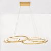 Zlaté kovové závěsné LED světlo Nova Luce Nudos 90 cm -fv-interier-25