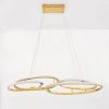 Zlaté kovové závěsné LED světlo Nova Luce Nudos 90 cm -fv-interier-25