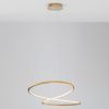Zlaté kovové závěsné LED světlo Nova Luce Girish 60 cm -fv-interier-25