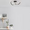 Černé kovové stropní LED světlo Nova Luce Amara 61 cm -fv-interier-25