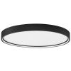 Černé stropní LED světlo Nova Luce Olaf 60 cm