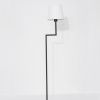 Černobílá kovová stojací lampa Nova Luce Savona 150 cm -fv-interier-25