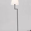Černobílá kovová stojací lampa Nova Luce Savona 150 cm -fv-interier-25