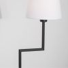Černobílá kovová stojací lampa Nova Luce Savona 150 cm -fv-interier-25