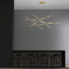 Zlaté kovové závěsné LED světlo Nova Luce Raccio 180,5 cm -fv-interier-25