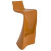 Oranžová plastová barová židle WING 72 cm
