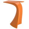 Oranžový plastový barový stůl WING 76 x 50 cm