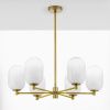 Bílo-zlaté skleněné závěsné světlo Nova Luce Balor 65 cm -fv-interier-25