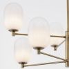 Bílo-zlaté skleněné závěsné světlo Nova Luce Balor 80 cm -fv-interier-25