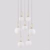 Bílo-zlaté skleněné závěsné LED světlo Nova Luce Hook 56,6 cm -fv-interier-25