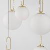 Bílo-zlaté skleněné závěsné LED světlo Nova Luce Hook 56,6 cm -fv-interier-25