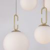 Bílo-zlaté skleněné závěsné LED světlo Nova Luce Hook 56,6 cm -fv-interier-25