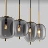 Kouřově šedé skleněné závěsné světlo Nova Luce Lato 110 cm -fv-interier-25