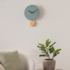Tyrkysové nástěnné hodiny Lora 30 cm -fv-interier-25