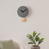 Tmavě šedé nástěnné hodiny Lora 30 cm -fv-interier-25