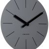 Tmavě šedé nástěnné hodiny Lora 30 cm -fv-interier-25