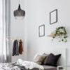 Kouřově šedé skleněné závěsné světlo Nova Luce Loni 24 cm -fv-interier-25