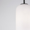 Opálově bílé skleněné závěsné světlo Nova Luce Lato 22 cm s černým zavěšením -fv-interier-25